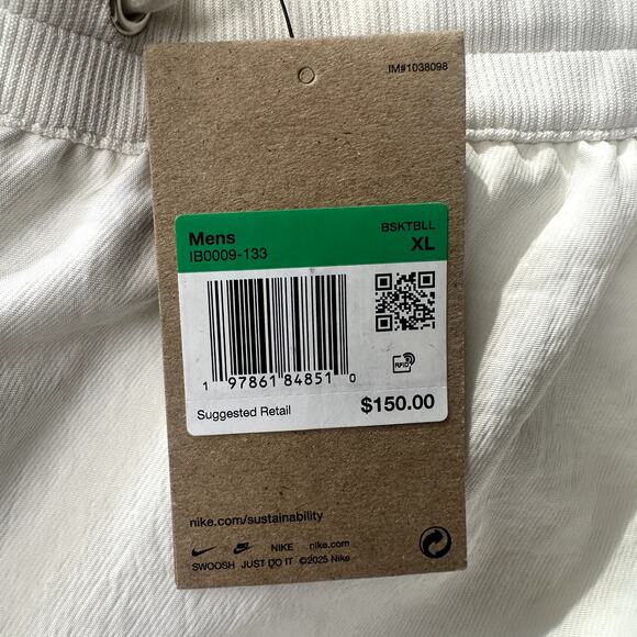 Nike Kobe Pleated Pants Sail White Men’s Size XL IB0009-133 NWT MSRP $150 - Picture 6 of 7